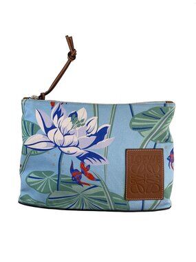 Loewe Pouch Clutch Blue